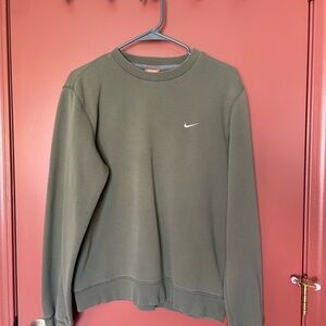 Vintage Nike Olive Green Crewneck Sweatshirt